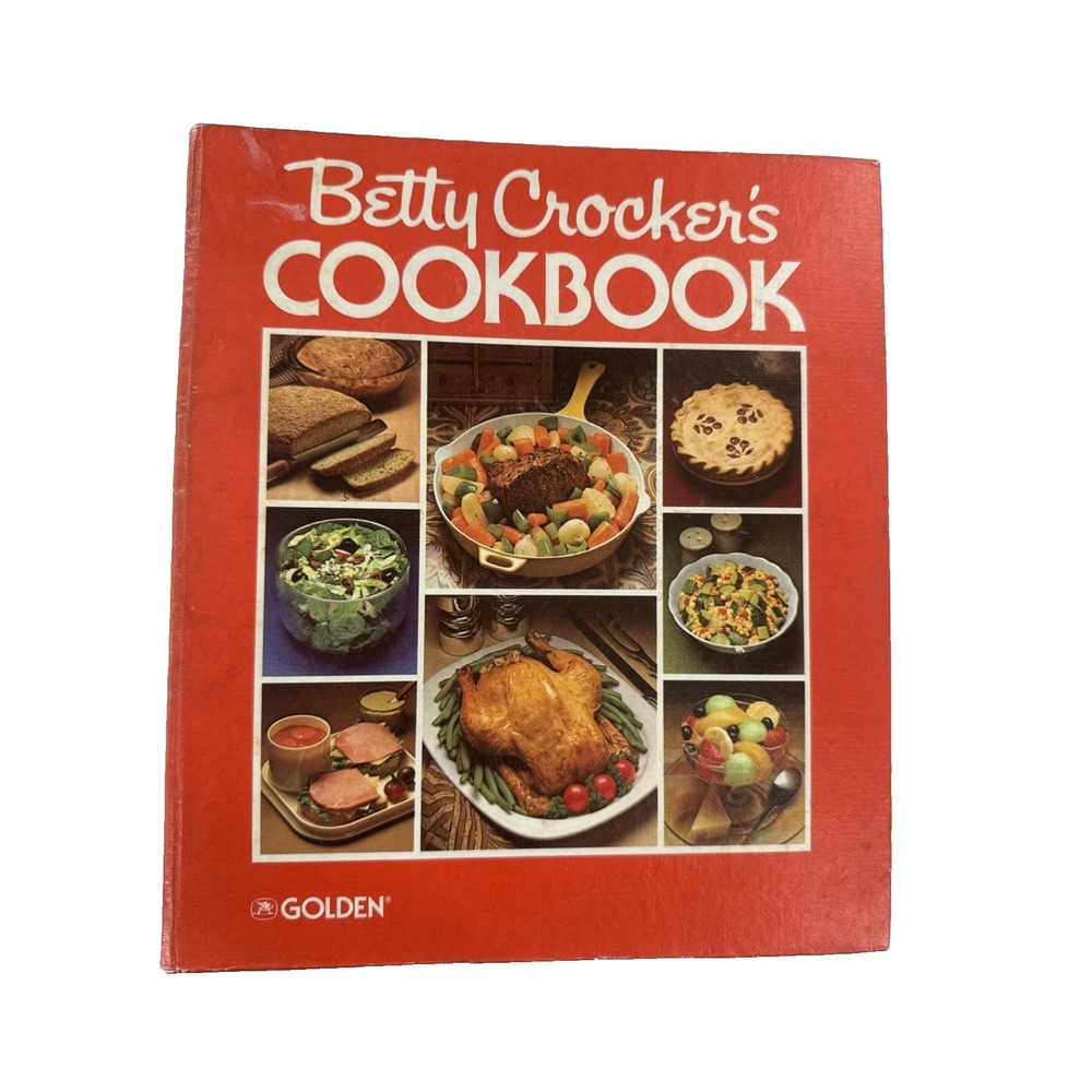 Betty Crocker's Cookbook 1984 11th Printing Orange 5 Ring Binder HC